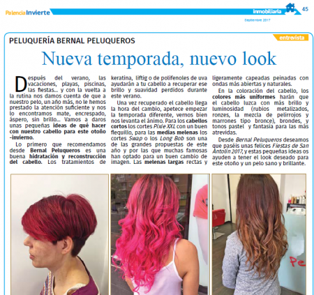 Noticia nueva temporada, nuevo look